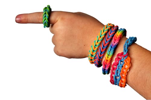 JIYAKO Rubber Band Bracelet Kit, 2500+ Loom Bands, Bracelet Making kit,Loom Elastic Bracelet Making kit
