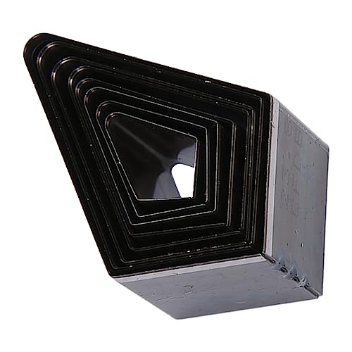 8Pcs Leather Punching Die Set Diamond Hollow Hole Puncher Cutting Mold