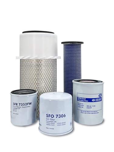 HERO Maintenance Filter Kit For Bobcat 331 Excavator Filters Compatible With OEM 6666333 6666334 6675517 6667352 6661248 6516722 All Other Models - size: All Other Models