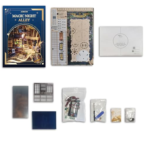 Book Nook Magic Night Alley DIY Miniature House Kit for Adults - color: Sq-16