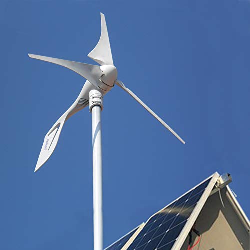Wind Turbine Generator 400W 24V - 3 Blade 2.5m/s Low Speed Starting With Charge Controller, Windmill for Home - size: 24V