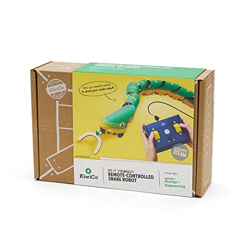 KiwiCo Remote Control Snake Robot - DIY Robotics Building Kit for Ages 9+