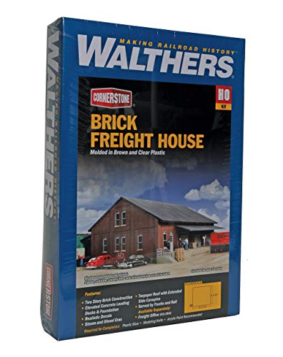 Walthers Cornerstone Series Kit HO Scale Freight House Kit - style: Brick Freight House