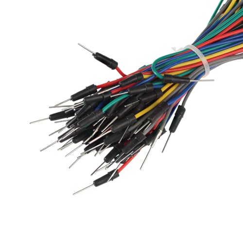 Solderless Breadboard 1Pcs 830 Tie Points - 400 Tie Point - 65 Pcs Flexible Breadboard Jumper Wires - color: 1Pcs-830-400TieBreadboard-JumperWire65pcs