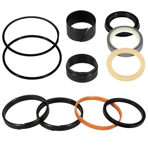 G109452 G105548 1543252C1 Hydraulic Cylinder Seal Kit Fit for Case 350 350B 450 450B 480 480C 480E 580C 580D 580E 550G Loader Bucket Tilt/Bucket Ripper Dipper(Rod: 1.50", Bore: 3”)