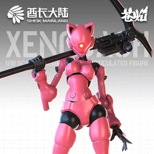 ARDENTIS & Sheik Mainland 1/18 Model Kit Mecha XenoDash Pink 2PCS/3.75'' - color: Xenodash Pink