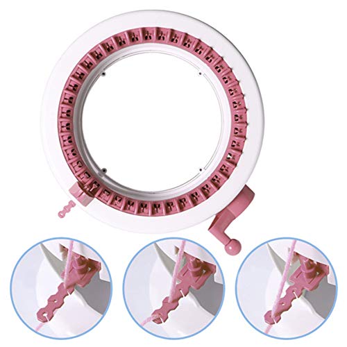 Umootek SENTRO 40 Needles Knitting Machine with Electric Adapter, Knitting Board Rotating Double Loom,Smart Weaving Loom Round Knitting Machines, Weaving Loom Machine Kit for Automatic Knit - size: 40