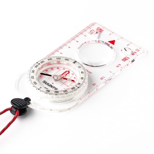 SUUNTO A-30 Compass: Compact, hiking compass with luminous markings in low light
