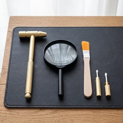 Garneck Archaeological Excavation Toy Set 7 pcs Kids Fossil Dig Kit Tools Metal Dinosaur Digging Tools Paleontologist Tool Kit for Pretend Play