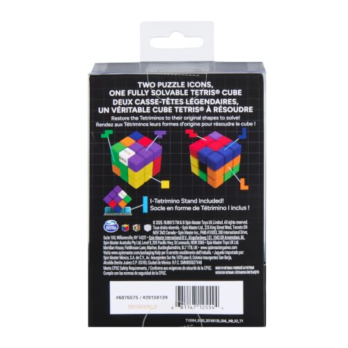 Rubik's Cube Tetris Edition 3x3 Cube Shapeshifting Puzzle Game Brain Teaser - style: Tetris Cube 3x3