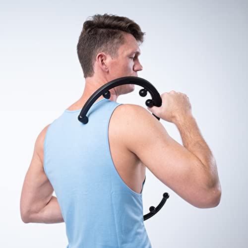 Body Back Buddy Elite Back Massager & Neck Massager for Pain Relief, Black - color: Black, size: Elite Bundle