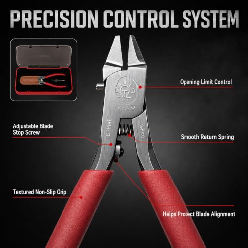 DSPIAE Ultra Thin Single Blade Model Nipper for Advancer, ST-A 3.0 Precision Gunpla Tool for Plastic Model, Hand-Sharpened Sprue Cutter with Clean Cutting Edge, Reduces Whitening Marks and Sanding