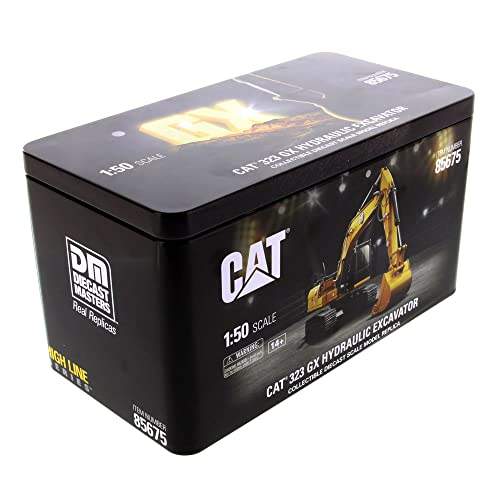 1:50 Caterpillar 323 GX Hydraulic Excavator - High Line Series by Diecast Masters
