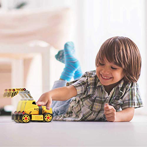 Mobius 7-in-1 Take-Apart Construction Truck Set with Drill, Ages 3+ - color: 7 in 1 Construction Playset