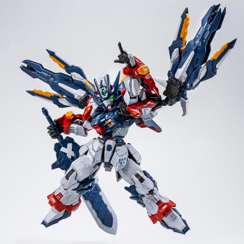 Pipigirl Mecha Assembly Mech Action Figure, Tian Wei, Complete Alloy Skeleton, 5.5 inch Easy to Assemble Collectible Mecha Kits - color: Tianwei