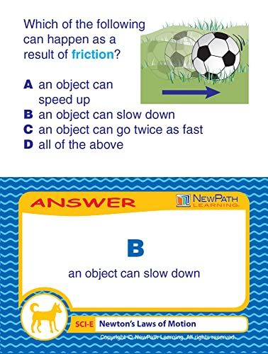 NewPath Learning Newton’s Laws of Motion Learning Center Game - Grades 3-5