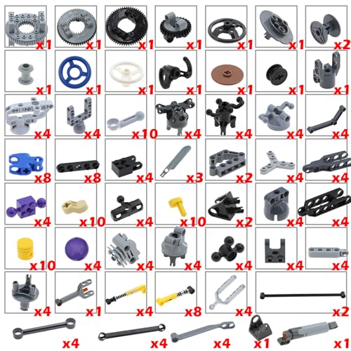 191-Piece Advanced Technic Engineering Master Kit - Professional Turntables, Steering & Motion Systems for Expert MOC & Robotics Projects