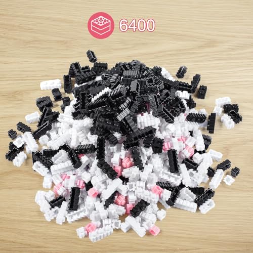 Micro Dog Building Husky Set, DIY Animal 3D Puzzle Building Toy Bricks Set, Educational Particle Building Blocks Toys Kits Gifts for Kids or Adults (4800 Pieces) - color: Husky Dog