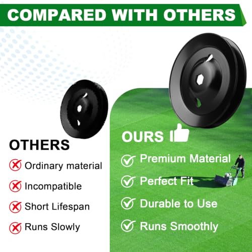 Spindle Pulley UC26511 M151720 Fits John Deere Replaces John Deere X300 X330 X310 X320 X304 Mowers - color: UC26511 M151720