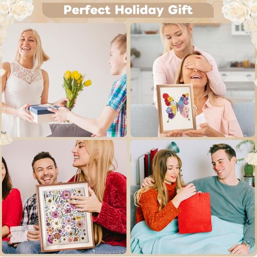 zunmial Flower Press 11"x11" Large 10-Layer Wooden Kit for Drying