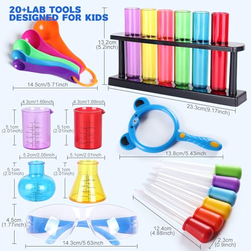 Science Kits for Kids 3-5 Test Tube Droppers for Kids Chemistry Set