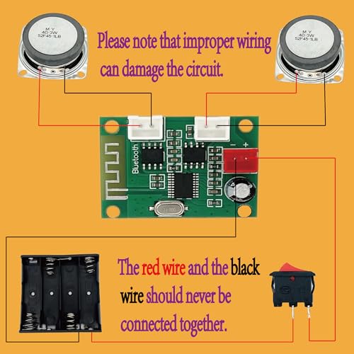 Teen Boy Gifts -DIY Bluetooth Speaker Kit -STEM Science Electronics Project - style: Dual Speakers