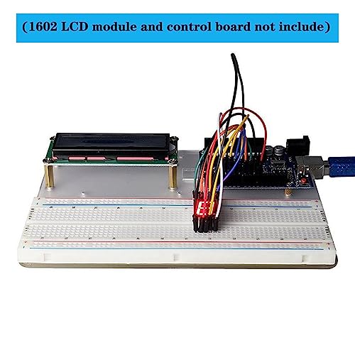 Electronics Component Fun Kit, Component for Arduino/Raspberry Pi, Breadboard, Power Supply Module, Jumper Wire, LED Diode, Resistors, Tact Switch, Potentiometer, Capacitor, Transistor