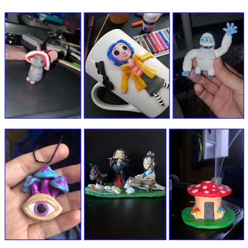CiaraQ Polymer Clay Kit, Mini Modeling Clay Set - color: 32 Colors