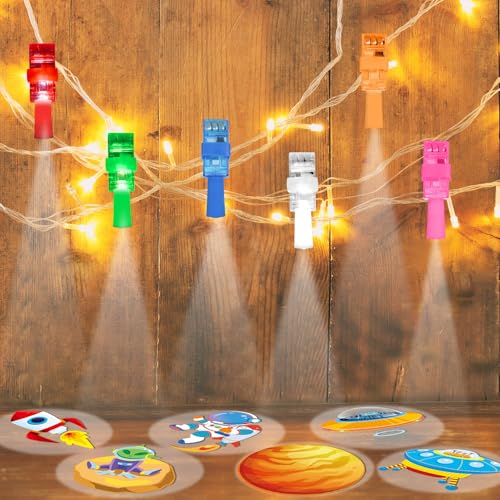 CHUNNIN 36 Pcs Outer Space LED Finger Lights Planet Party Favors - style: Outer Space
