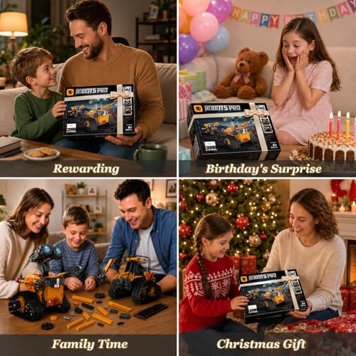 5-in-1 STEM Coding Robot Building Kit, Ages 8-16