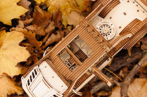 Wood Trick Pickup SUV Car 3D Wooden Puzzles for Adults to Build