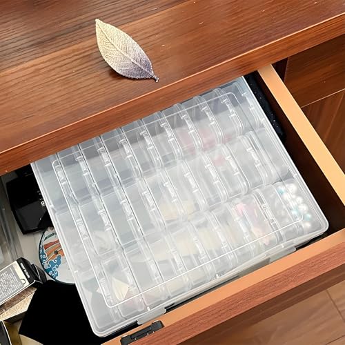 31-Piece Clear Inner Box Organizer for Hardware - color: Clear