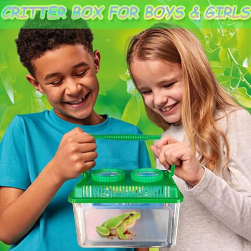 Bug Catcher Kit for Kids,Educational Bugnoculars Bug Viewer Container