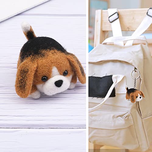 QMNNMA Needle Felting for Beginners, Beagle Needle Felting Set - size: Beagle