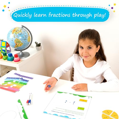 Simply magic 166 PCS Magnetic Fractions - Fraction Manipulatives