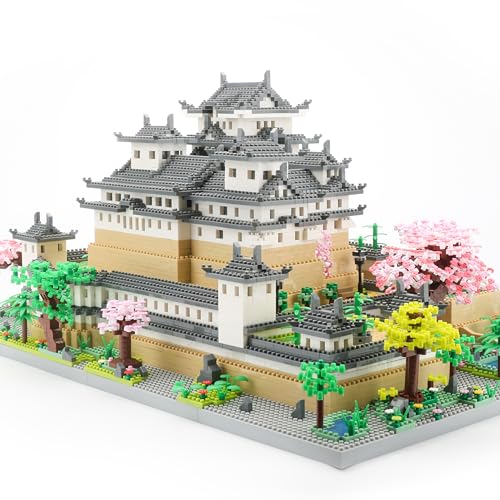 JXRLMB Big Micro Building Blocks Sets for Adults 10080 PCS Japan Himeji Castle Collectible Ornaments Model Kit for Teens Ages of 14+