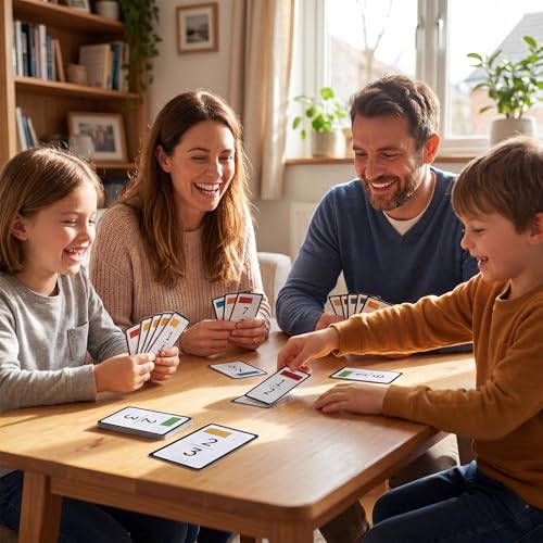 Blueweenly 5 Pcs Fraction War Fun Math Game Easy to Learn Math Card Game