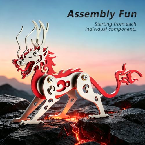 3D Metal Model Kits Mechanical Jealous Eyes Red Stainless Steel - color: B2-jealous Eyes