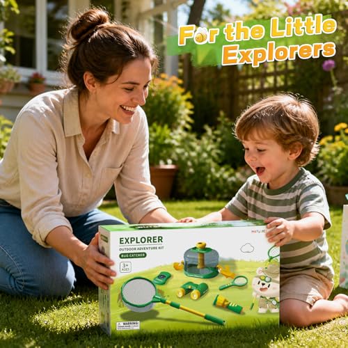 Kids Bug Catcher Kit Outdoor Explorer Set Educational Nature Toy Ages 3-12 - size: 378-3