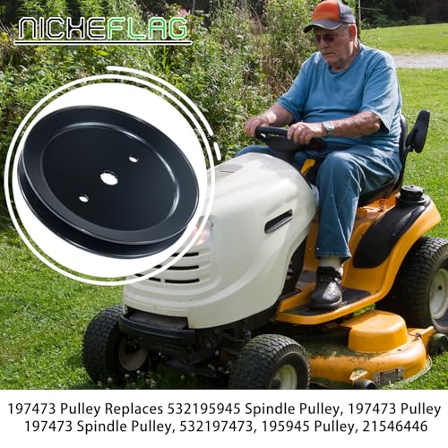 197473 Pulley for Husqvarna 42" 46" YTH22V46 YTH18542 YT3000 Deck - color: A33 1x532195945