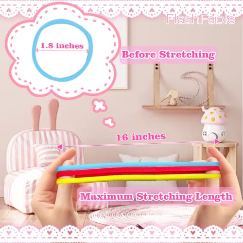 FlashFable 240 PCS Loom Loops Refill, 12 Colors Potholder Weaving Supplies - color: Loom Refill - Multicolor(12 Colors)