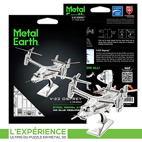 Fascinations Metal Earth V-22 Osprey 3D Metal Model Kit