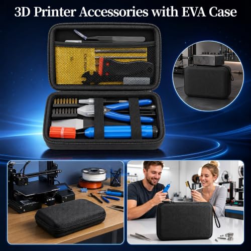 46-Piece 3D Printer Accessories, 3D Printer Tool Kit for Cleaning & Removal