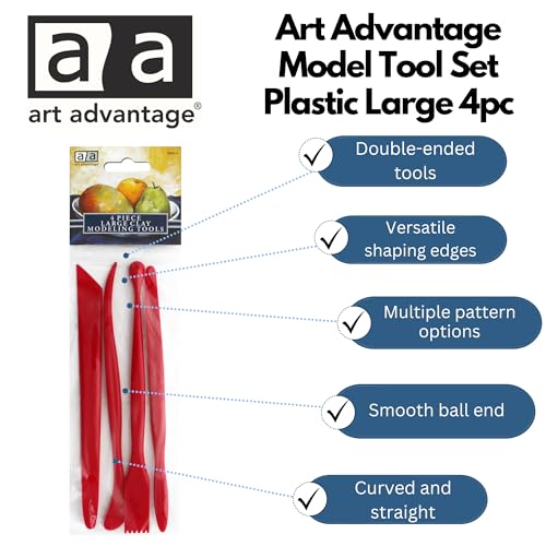 Art Advantage Model Tool Set Plastic Large 4pc