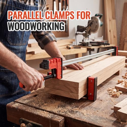4 Pack 36 Inch Parallel Clamps for Woodworking Heavy Duty Bar Clamp - size: 36 Inch
