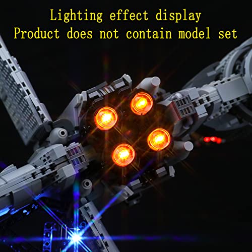 GEAMENT LED Light Kit Compatible with LEGO B-Wing Starfighter - Lighting Set for 10227 Building Model (Model Set Not Included)