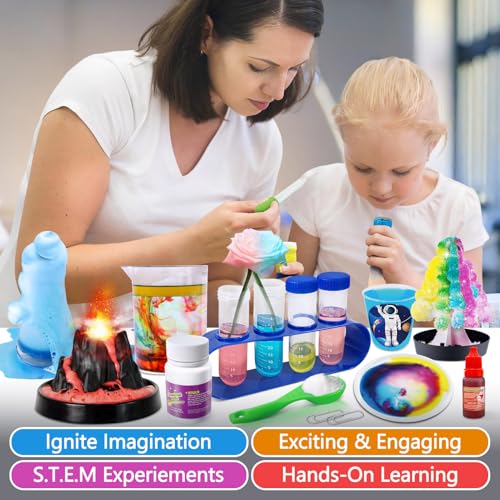 PATIFEED 310 Experiments Science Kit for Kids Chemistry Set S.T.E.M Toys - style: 310 Experiments kit