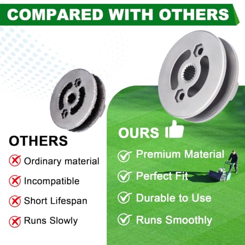 Transmission Drive Pulley (M127358) Original Equipment Fits John Deere LT155 LT166 S 1642 1846HS 1742HS M127358 2546 2046 - color: M127358