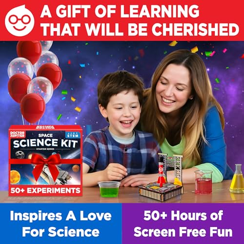 Doctor Jupiter Space Science Toy for Kids Ages 8,9,10+, Birthday Gift - style: Space Science Kit: 8+