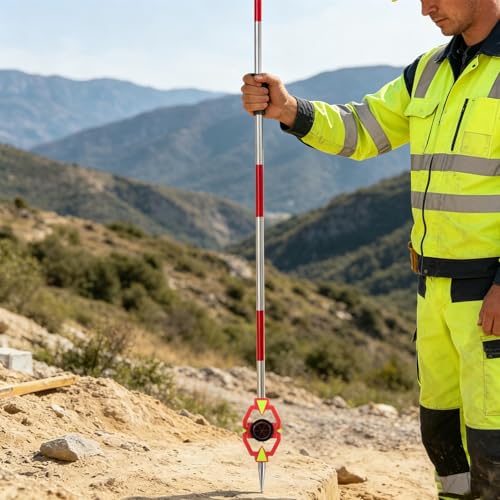 Survey Mini Prism with 4 Poles - GMP111-17.5 Total Station Prism - size: 17.5mm